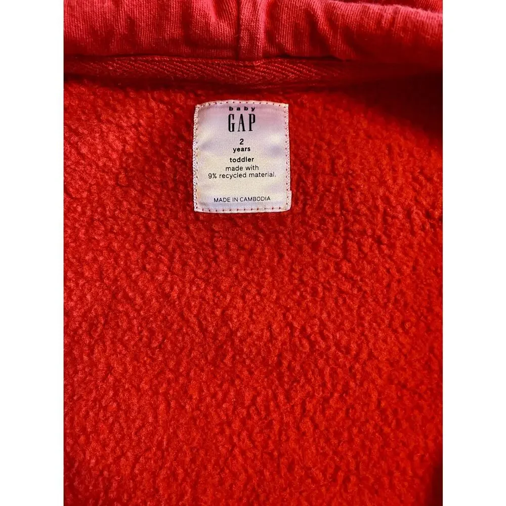 GAP red hoodie